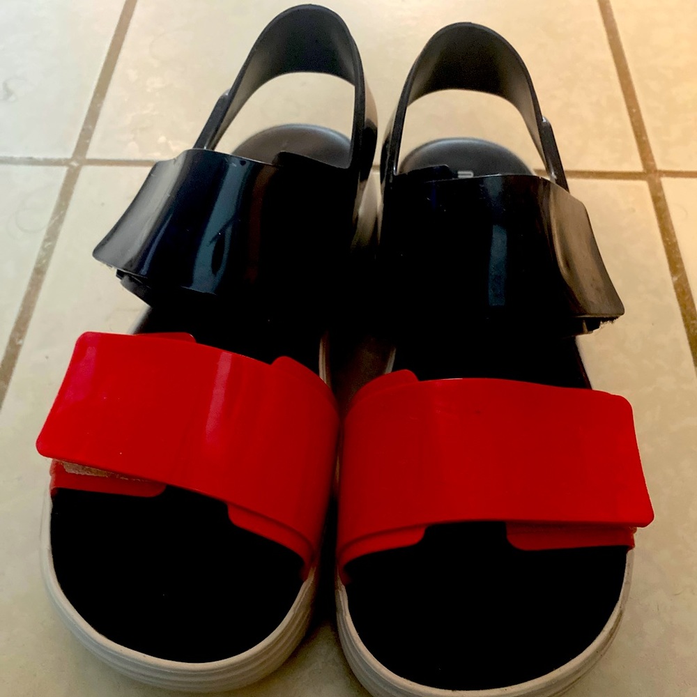 Melissa platform shoes size 7